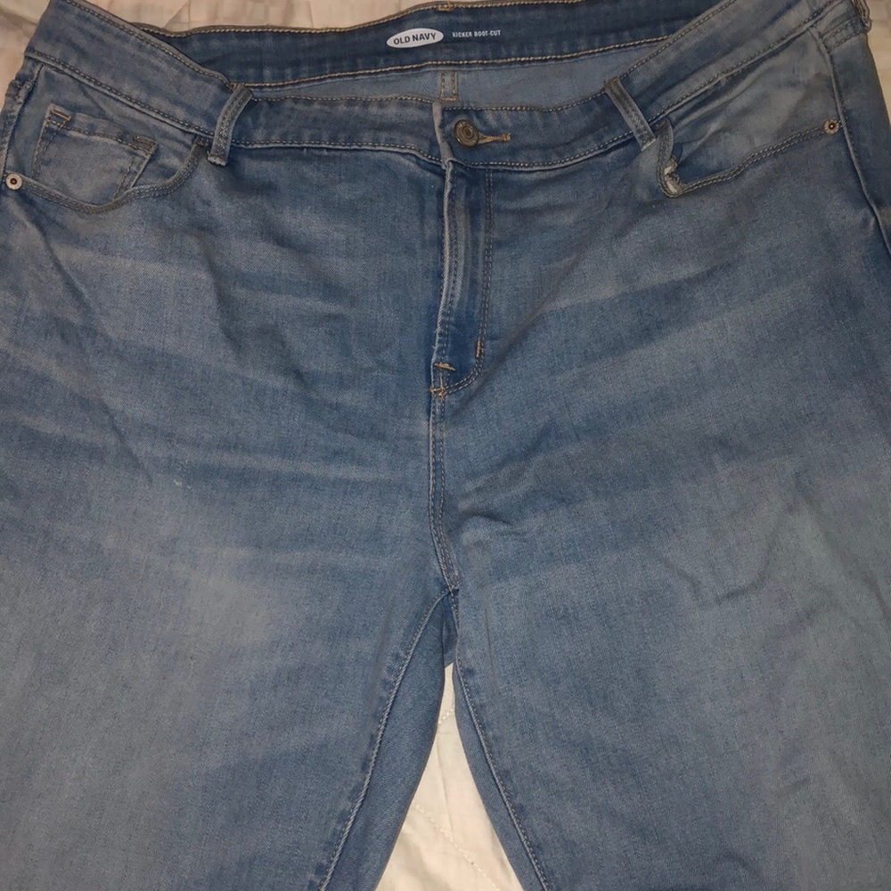 Size 18 Kicked Boot-Cut Old Navy Jeans